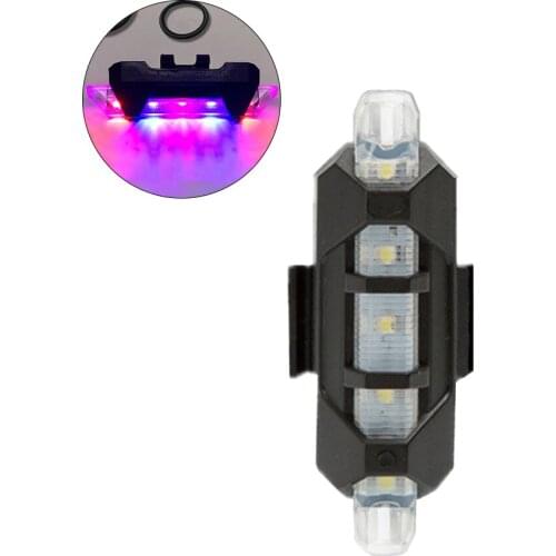 USB Bicycle light tail light rechargeable bicycle riding equipment accessories mountain bike LED warning light bicycle light