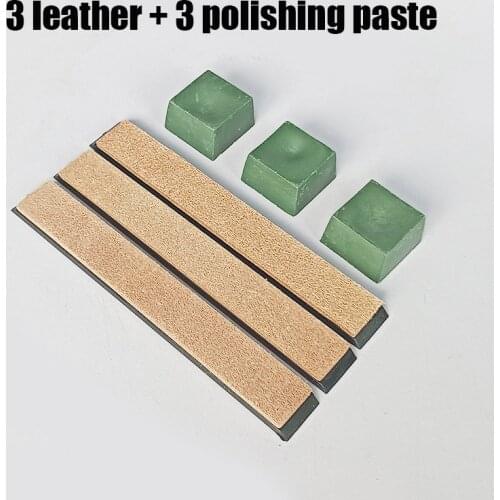 Sharpened leather Compound Grinding Knife Paste Sharpening wax grinding polishing knife sharpener Leather machine Honing Strop