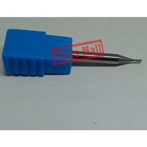 1pc 1mm D1*3*D4*50 HRC50 2 Flutes Milling cutters for Aluminum CNC Tools Solid Carbide CNC flat End mills Router bits