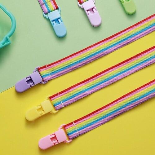 1Pc Newborn Baby Pacifier Chain With String Cartoon Baby Clip Holder Nursing Teether Dummy Soother Nipple Leash Strap For Baby