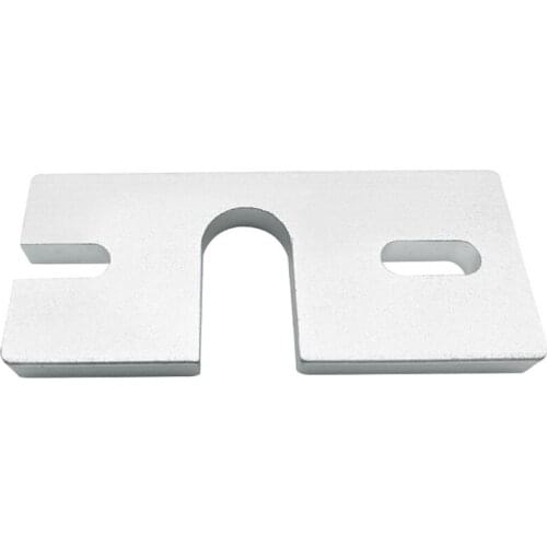 1pc 3D printer Aluminum Block E3D V5 V6 Aluminum Mount Plate DIY Hot End Fixed Plates 3D Printer Square Horseshoe Block