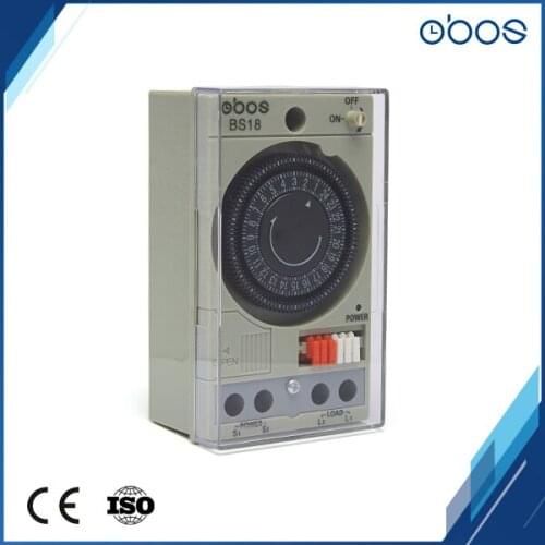 110V free shipping Built-in battery mechanical timer switch mini time switch with 48times on/off per day time set unit 30min