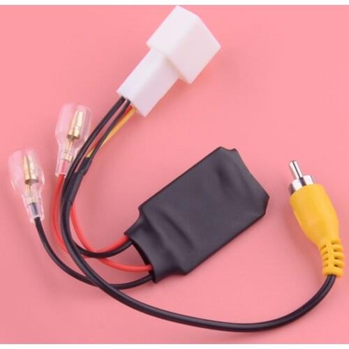 4 Pin Reverse Camera Retention Wiring Harness Cable Plug Adapter Connector Car Fit For Toyota