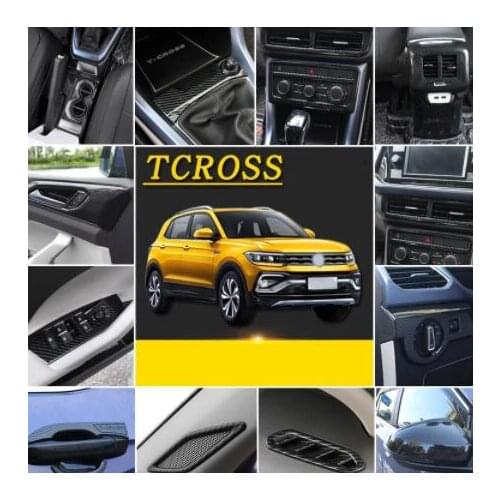 For Volkswagen tcross LHD Interior gear shift water cup panel central control decoration Car Accessories
