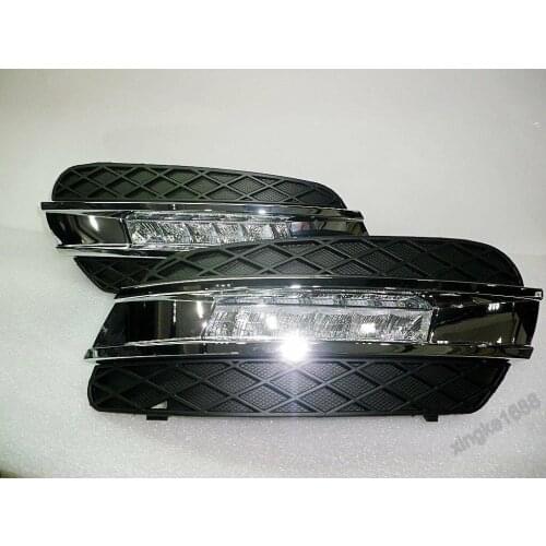 Fit For Mercedes-Benz W164 ML350 2006-2009 High quality White LED DRL Daytime Fog Light Run lamp 2PCS