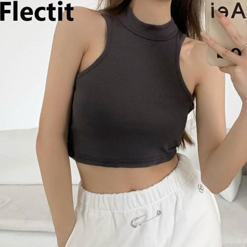 Flectit Women's Cropped Tank Tops
