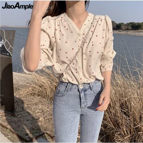 JiaoAmple Womens Chiffon Blouses