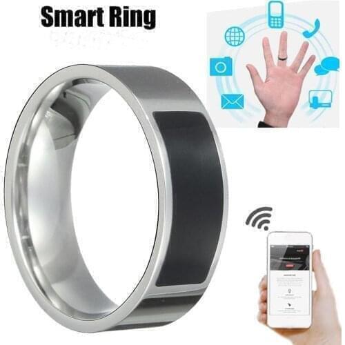 Finger NFC Smart Ring Women Men Smart Ring Black Waterproof Digital Fashion Smart Accessories Control Intelligent