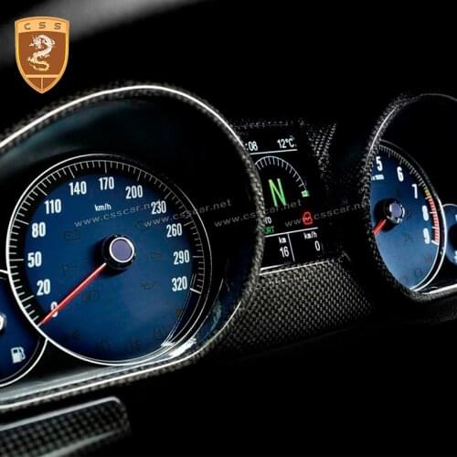 Hot Sell Dry Carbon Fiber Maserati GT GC Central Control Instrument Panel Interior Trims for GranTurismo 2013 GranCabrio 2012