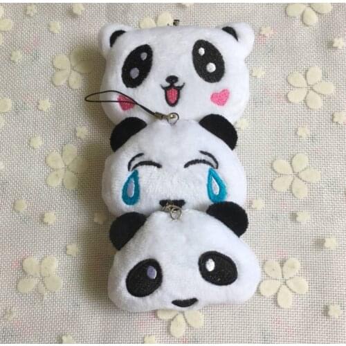 Little Panda 6CM stuffed plush toy dolls little plush gift pendant key chain Plush Toy Dolls B0882
