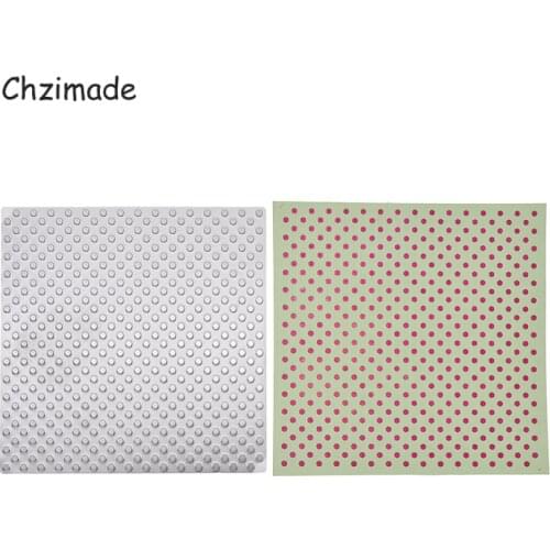 Chzimade Hot Stamping Foil Dots Metal Dies Cutting Templates For Cards Making Diy Scrapbooking Album Embossing Paper Crafts