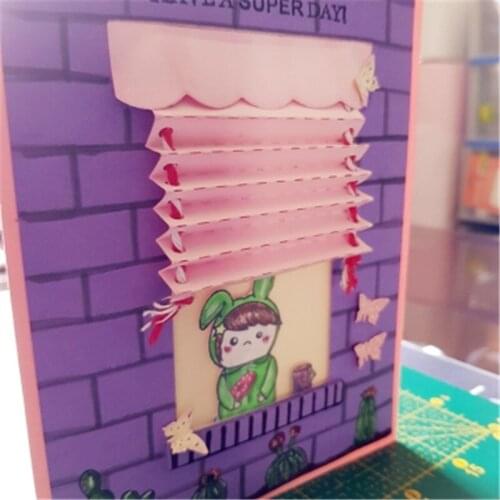 Curtain Metal Cutting Dies Stencils for DIY Scrapbooking DIY Paper Cards Photo Album Decorative Embossing