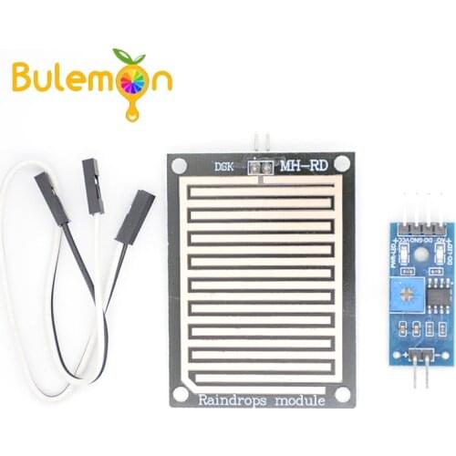 Snow/Raindrops Detection Sensor Module Rain Weather Module Water Humidity For Arduino