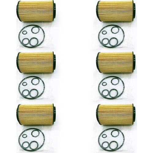 Yubao 6Sets Of New Oil Filter Kits For C-Class E GLK ML W176 W246 C204 C117 X156 1.8L 2.1L 6511800109 A6511800109 6511800309