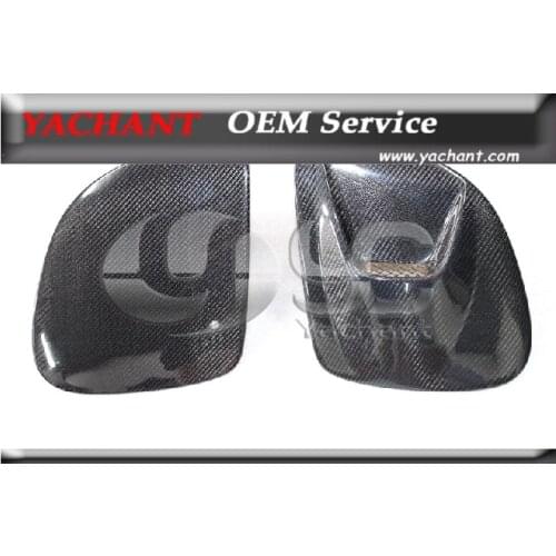 Carbon Fiber NACA Vented Style Headlight Cover Fit For Mazda RX7 FD3S Carbon Fiber