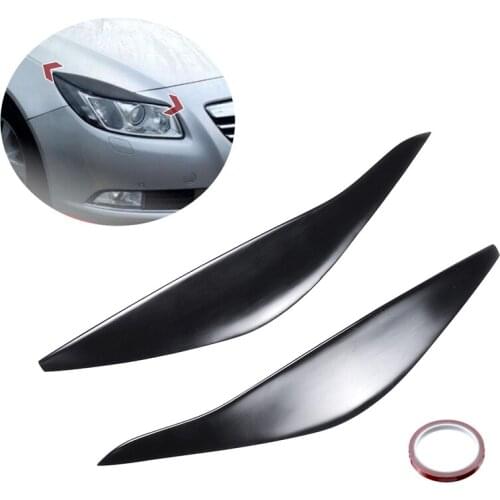 Headlights Eyebrow Eyelids Trim Cover Sticker for Vauxhall Opel Insignia a Standard 2008-2013