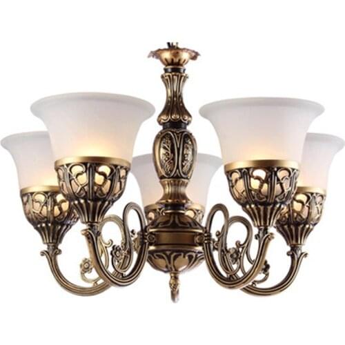 Multiple Chandelier iron living room bedroom lights dining room hotel 5 heads decorations lighting lamps ZA