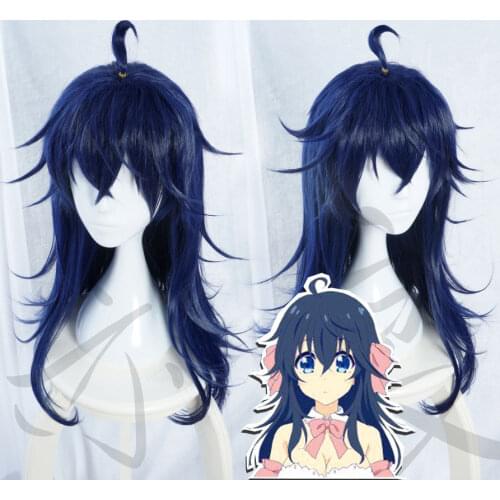 There is never a girl online?Tamaki Ako Dark Blue Long Cosplay Full Wig