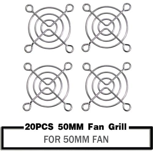 20Pcs/set YOUNUON New Metal Steel 50mm 5cm Fan Protector Finger Guard Grill Net