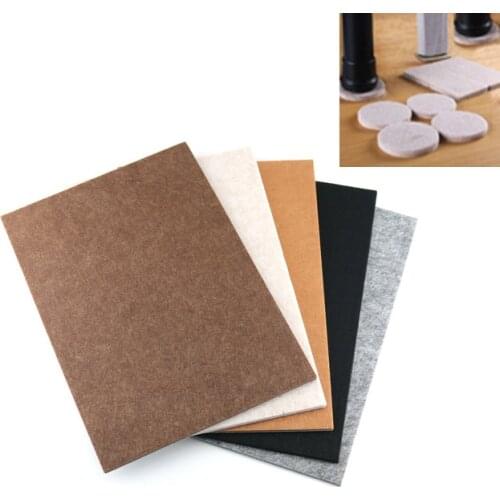 New Arrival Self Adhesive Square Felt Pads Furniture Floor Scratch Protector DIY Furniture Accessories