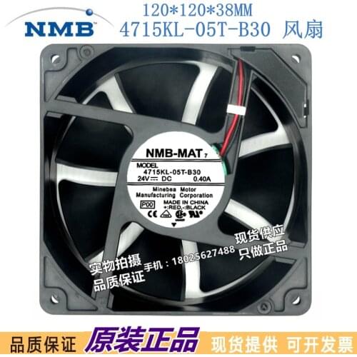 New original 4715KL-05T-B30 24V 0.4A 12038 12CM plug-in cooling fan