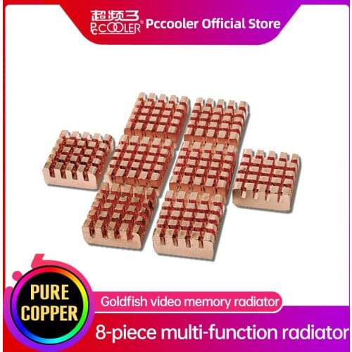 Pccooler Goldfish Video Memory Heat Sink Chip Heat Sink Pure Copper Notebook North And South Bridge Heat Sink