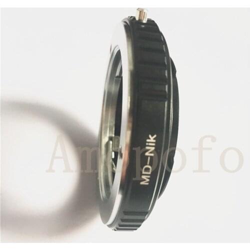 Adapter Ring Minolta MD Lens For Nikon Macro Mount Camera No Optical Glass