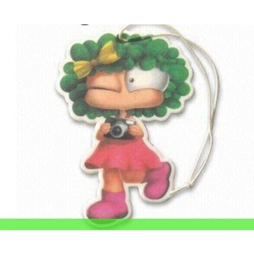 Merry Christmas series,promotional flower paper hanging fragrance car perfume card