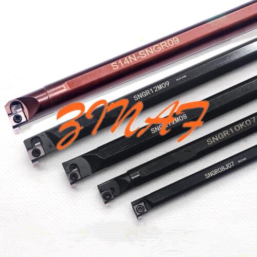 SNGR0806J06 SNGR10K07 SNGR20R09 CNC Internal Grooving Lathe Tool Holder SNGR Micro hole Indexable Lathe for 6GR 7GR 8GR 9GR