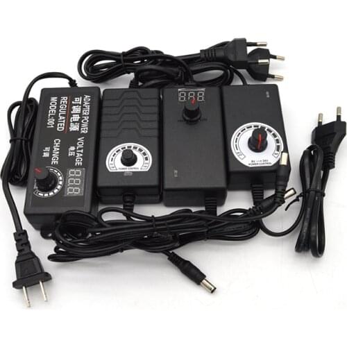 AC DC Universal Power Supply Adapter Converter 220 to 12 1A 2A 3A 5A LED Power Supply Adjustable Charger 1V 3V 9V 24V 36V US EU