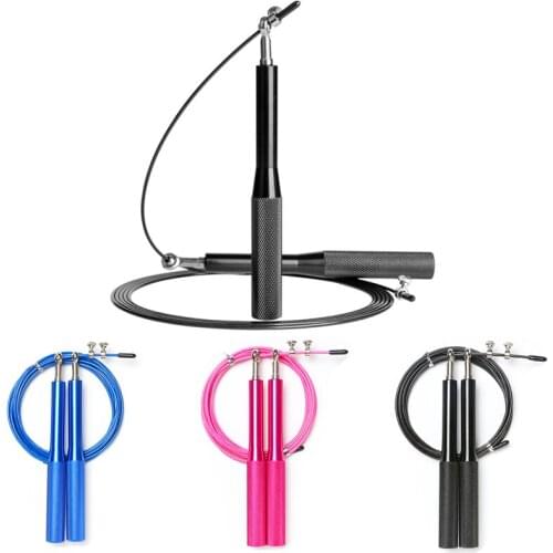 Adult Jump Rope Fitness Excercise Light Bearing Kids Skipping Ropes Metal Speed Gym Training Equipment Men Women Workout Gear