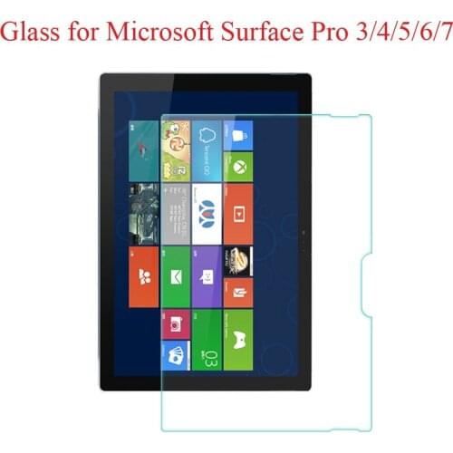Tempered Glass Screen Protector for Microsoft Surface Pro 3 4 5 6 7 12.3" Tablet Film Pro4 Pro3 Screen Guard