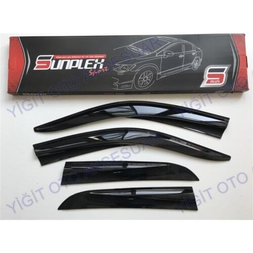 For FIAT PALIO Rain Wind Deflector 1997-2012 Sunshade Curtains Car Windshield Auto Accessory Universal Spilitter Mud Flaps