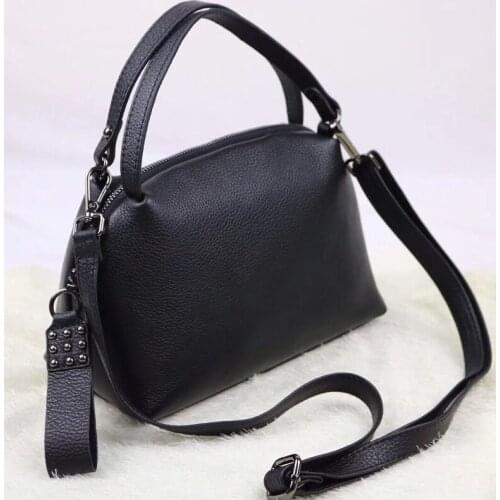 Genuine Leather Ladies Shoulder Bags For Women 2020 Small Crossbody Bag Fashion Purse Luxury handbags Female Tote Messenger Bags