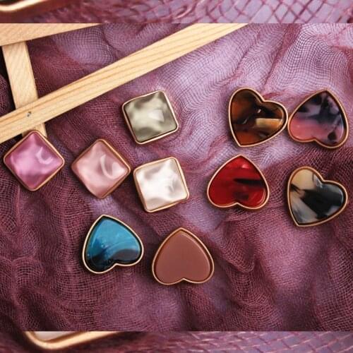 1lot=5pcs golden crystal clothes Leopard metal Buttons decorate Sewing for Gift Crafts Handwork needlework accessories