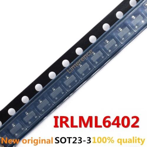 50PCS IRLML6402 SOT23 IRLML6402TRPBF SOT-23 SMD new and original IC Chipset Support the BOM one-stop supporting services