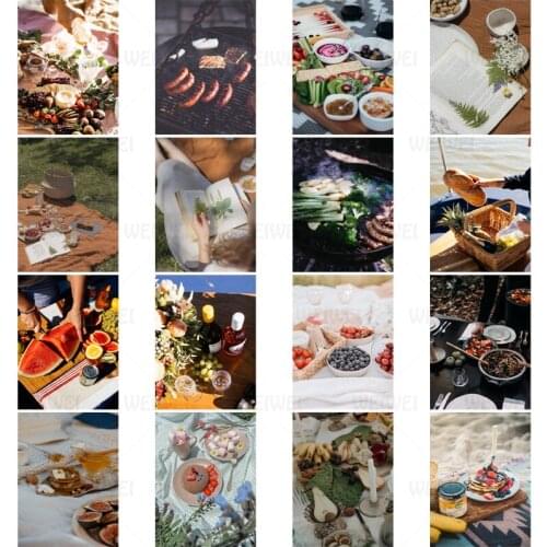 Picnic Fruit 5D Square Round Diamond Painting Home Decoration Landscape Mosaic Sticker Diamond Embroidery Handmade Gift Wall Art