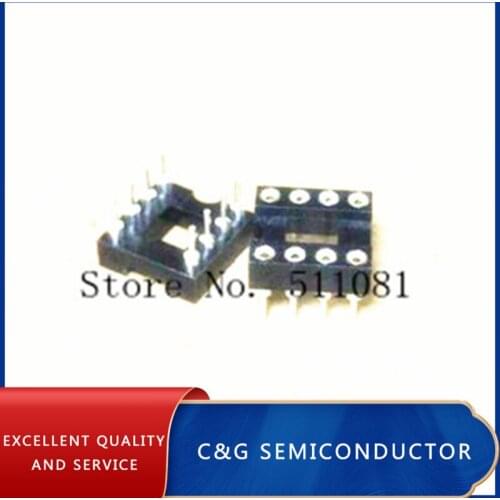 60PCS 8 Pin 2.54mm DIP SIP Round IC Sockets Adaptor Solder Type 8pin 8pins