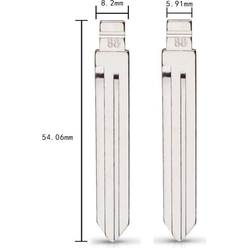 #88 Metal Car Key Blade For New JAC Refine Key Blade Replacement