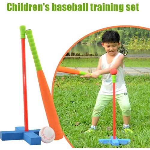Children Training Baseball Soft Rubber Baseball Set Safe for Parent-child Interaction Student Outdoor WHShopping