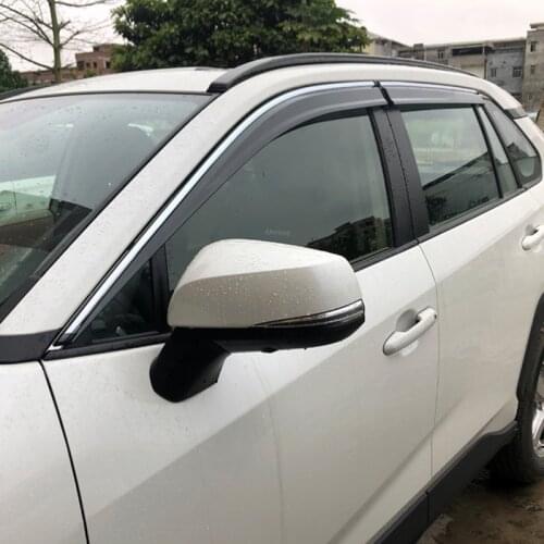For Toyta RAV4 XA50 2018 2019 2020 Car Accessories Window Visor Wind Deflector Sun Rain Guard