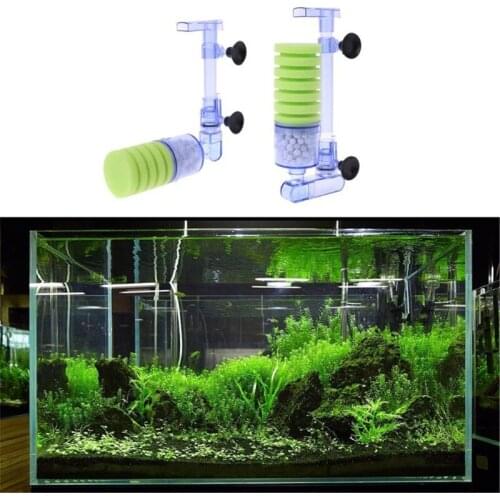 Bio-Sponge Filter for Betta Shrimp Nano Breeder Suitable for Freshwater and Saltwater Fish Tank Aquarium 2 Types