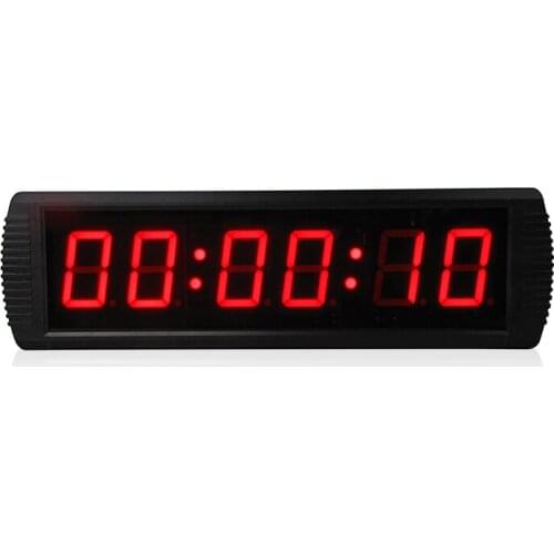 Hot selling 3" LED wall clock electronic digital clock for school home factory use with countdown functions