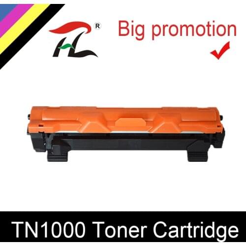 HTL 1pcs TN1000 toner cartridge compatible for Brother TN1030 TN1050 TN1060 TN1070 TN1075 HL-1110 1210 MFC-1810 DCP-1510 1610W