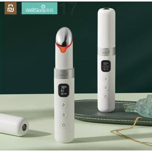 In Stock Youpin WellSkins WX-MY300 Warm Color Light Massage Eye Beauty Instrument 3Color Light Care Three Gear Vibration Massage