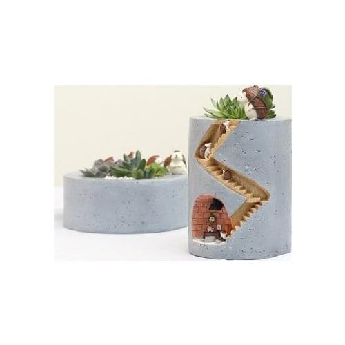 Creative American multi meat flowerpot, cute desktop micro landscape decoration garden office storage dual-use flower pen holder