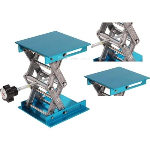 Lab Jack Stainless Steel Laboratory Scissor Jack Lift Table Platform Oxide Lab Lifting Platform Stand