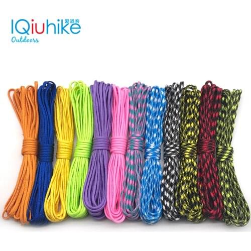 5 Meters Dia.4mm 7 stand Cores Paracord for Survival Parachute Cord Lanyard Camping Climbing Camping Rope Hiking Clothesline