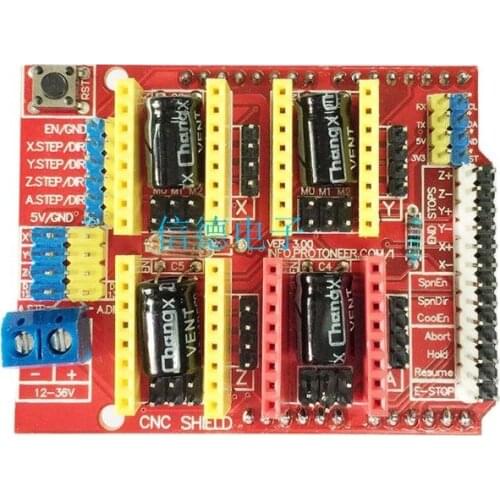 Cnc shield v3 engraving machine expansion board 3D printer A4988 driver board
