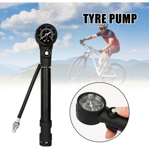 Hot 2-in-1 Bike Tire Pump & Shock Pump for Mountain Bike 300 PSI High Pressure for Rear Shock & Suspension Fork N66